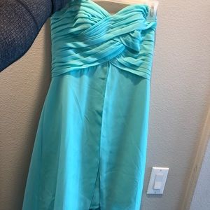 High low bridesmaid dress